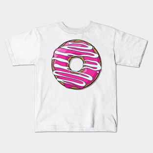 Pink Donut, Doughnut, Icing, Frosting, Glaze Kids T-Shirt